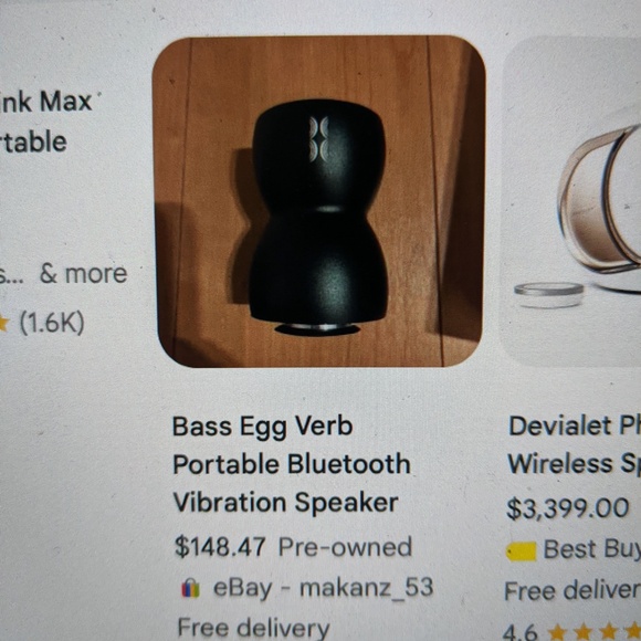 BASS EGG portable bluetooth vibration wireless speaker +skin case WORKS - Picture 6 of 6